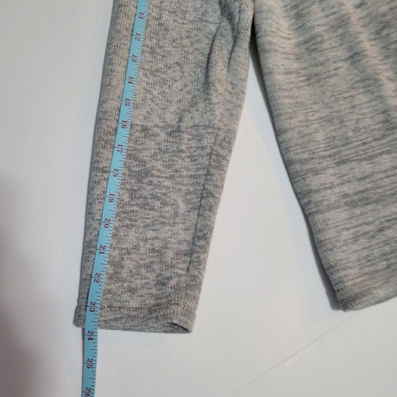 Karen Scott Women's Size LP Long Sleeve Sweater Cream & Gray - Picture 8 of 9